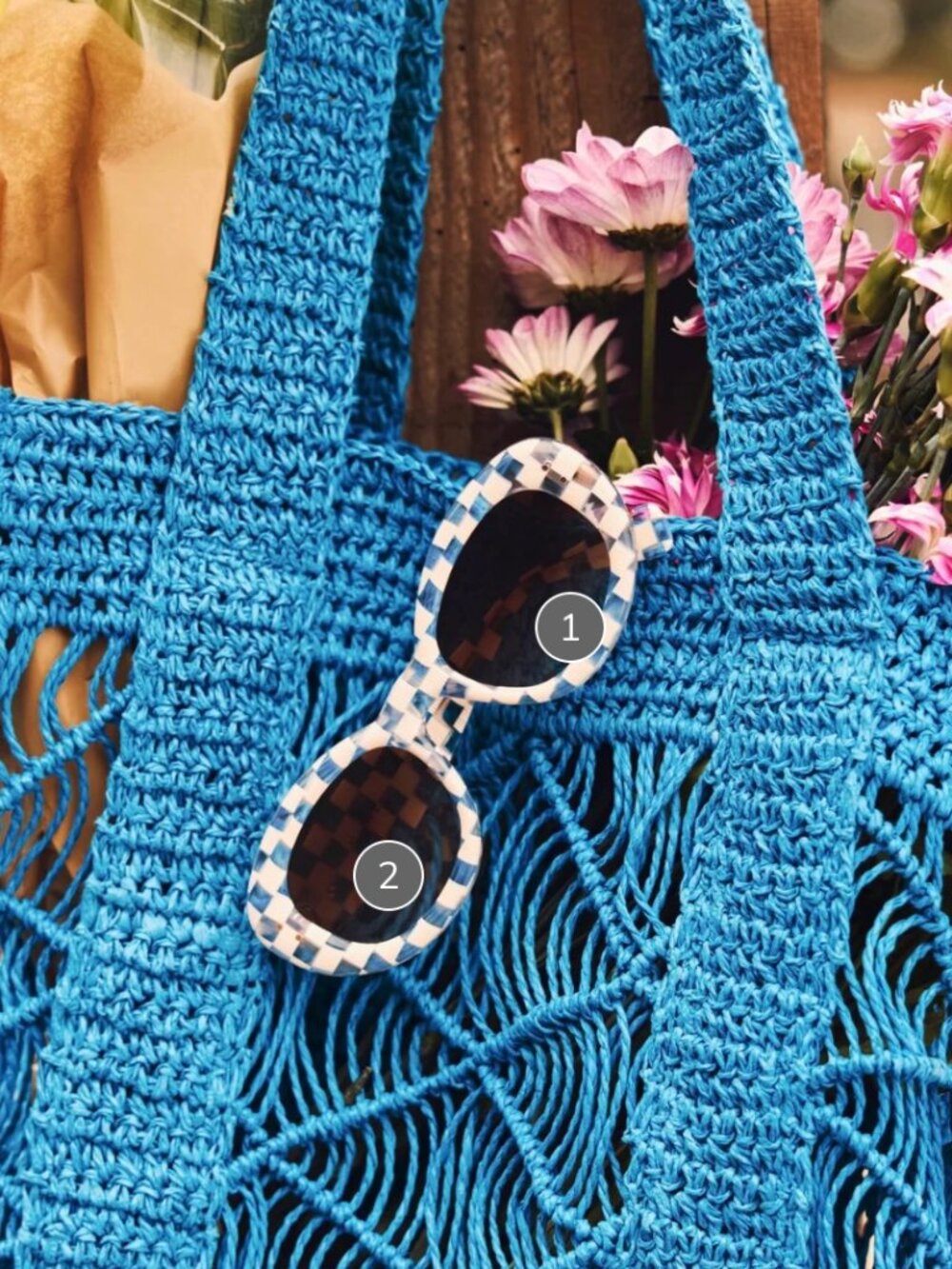 Krewe MARGARET | GINGHAM OVER CRYSTAL